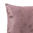 Capa Para Almofada Em Jacquard Estampado 45cm X 45cm - Rosê