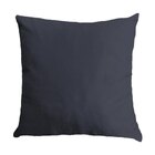 Capa Para Almofada Em Veludo Liso Quadrada 50x50  Cinza Chumbo