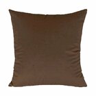 Capa Para Almofada Em Veludo Liso Quadrada 50x50 Com Enchimen