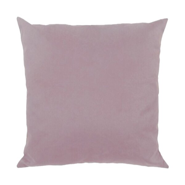 Capa Para Almofada Em Veludo Liso Quadrada 50x50 Rosa Quartzo