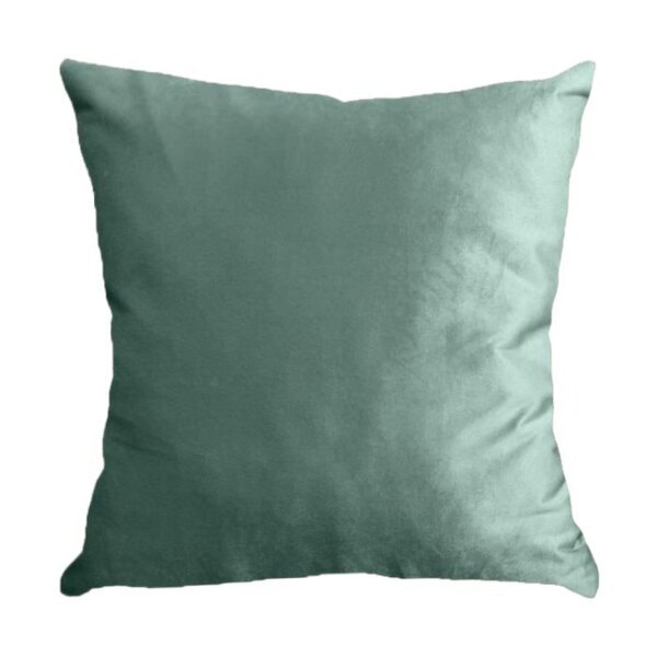 Capa Para Almofada Em Veludo Liso Quadrada 50x50 Verde Menta