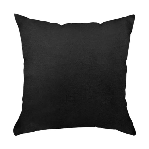 Capa Para Almofada Em Veludo Liso Quadrada 60x60 Com Enchimen