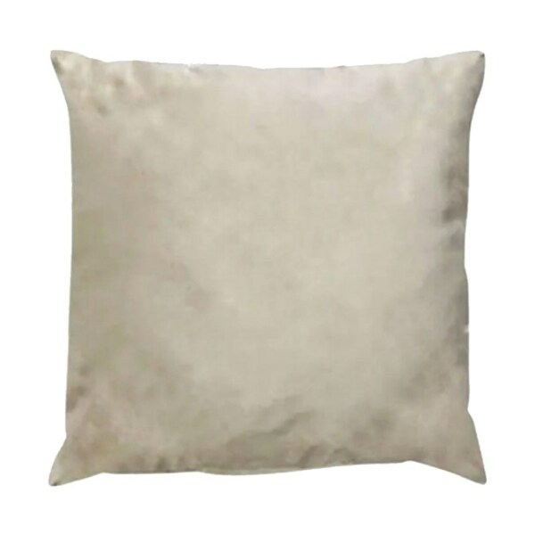 Capa Para Almofada Em Veludo Liso Quadrada 60x60 Com Enchimen