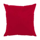Capa Para Almofada Em Veludo Liso Quadrada 60x60 Com Enchimen