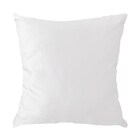 Capa Para Almofada Em Veludo Liso Quadrada Branco