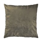 Capa Para Almofada Em Veludo Liso Quadrada Camurça