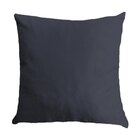 Capa Para Almofada Em Veludo Liso Quadrada Cinza Chumbo