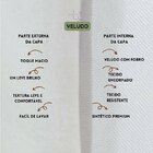 Capa Para Almofada Em Veludo Liso Quadrada Com Enchimento Bra