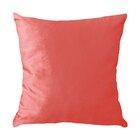Capa Para Almofada Em Veludo Liso Quadrada Com Enchimento Ros