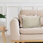 Capa Para Almofada Em Veludo Liso Retangular 60x40 Bege