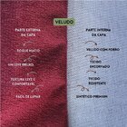 Capa Para Almofada Em Veludo Liso Retangular 60x40 Bordo