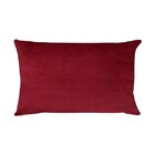 Capa Para Almofada Em Veludo Liso Retangular 60x40 Bordo