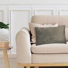 Capa Para Almofada Em Veludo Liso Retangular 60x40 Camurça