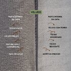 Capa Para Almofada Em Veludo Liso Retangular 60x40 Cinza Claro