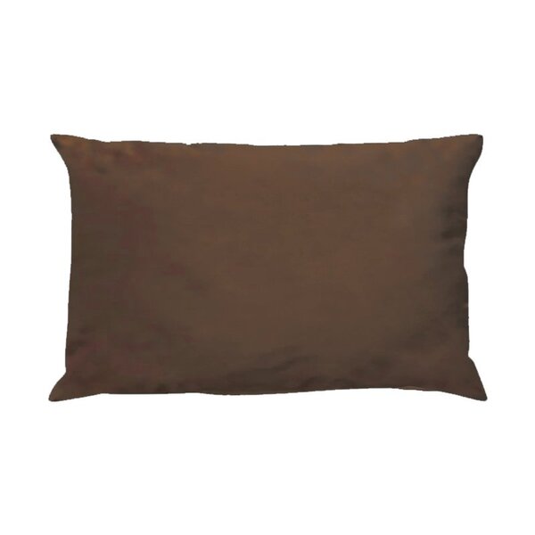 Capa Para Almofada Em Veludo Liso Retangular 60x40 Marrom Cam