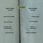 Capa Para Almofada Em Veludo Liso Retangular 60x40 Verde Menta