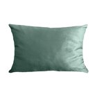 Capa Para Almofada Em Veludo Liso Retangular 60x40 Verde Menta