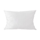 Capa Para Almofada Em Veludo Liso Retangular Branco