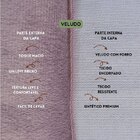 Capa Para Almofada Em Veludo Liso Retangular Rosa Quartzo