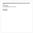 Capa Para Almofada Golden Cinza Geométrica Para Sofá 45cm X 4