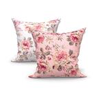 Capa Para Almofada Grande Floral 2 Unidades 60cm X 60cm Tecid