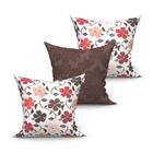 Capa Para Almofada Grande Florence E Medalhão Tabaco 60cm X 6