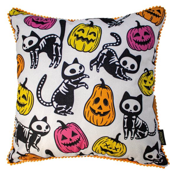 Capa Para Almofada Halloween Personagens 43x43cm Belchior Uni