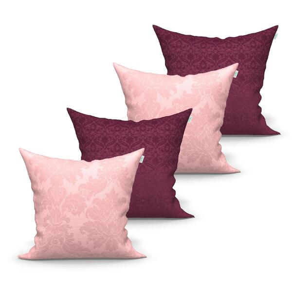 Capa Para Almofada Lisa Grande 4 Unidades 60cm X 60cm Tecido