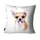 Capa Para Almofada Mdecore Chihuahua Branco