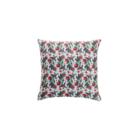 Capa Para Almofada Natalina 45cm X 45cm Com Zíper Branco