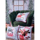 Capa Para Almofada Natalina Cachorro Natalino 35x55cm Belchio