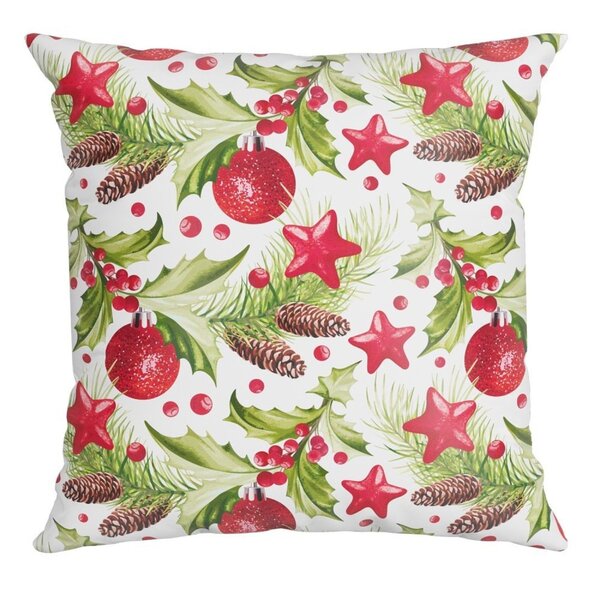 Capa Para Almofada Natalina Enfeites De Natal Clássicas 43x43