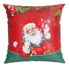 Capa Para Almofada Natalina Papai Noel Vintage 43x43cm Belchi