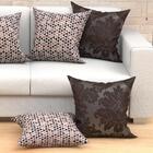 Capa Para Almofada Tabaco Grande 2 Unidades 60cm X 60cm Tecid