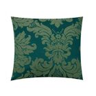 Capa Para Almofada Tecido Jacquard Estampado Verde - Drossi