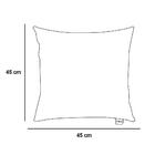 Capa Para Almofada Tecido Triângulo Preto E Cinza D96