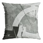 Capa Para Almofada Velveteen 783 43 Cm X 43 Cm Preta/cinza