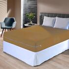 Capa Para Colchão - Malha - Solteiro - Canela - 100% Algodão