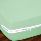 Capa Para Colchão - Malha - Solteiro - Eucalipto - 100% Algod