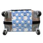 Capa Para Mala De Viagem Grande Em Elastano Com Fechamento Em