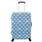 Capa Para Mala De Viagem Grande Em Elastano Com Fechamento Em