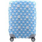 Capa Para Mala De Viagem Grande Em Elastano Com Fechamento Em