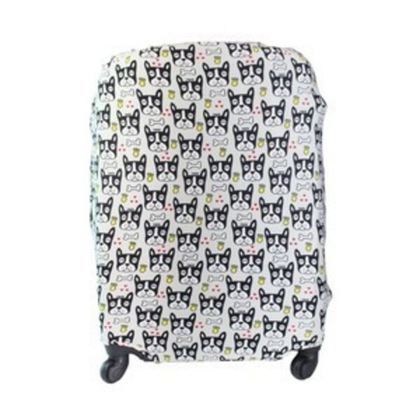 Capa Para Mala De Viagem Média Em Elastano Com Fechamento Em