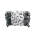 Capa Para Mala De Viagem Média Em Elastano Com Fechamento Em