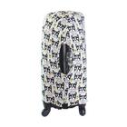 Capa Para Mala De Viagem Média Em Elastano Com Fechamento Em