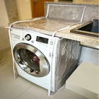 Capa para Máquina de Lavar Abertura Frontal Praticità - M - Invisível