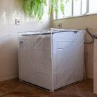 Capa para Máquina de Lavar Abertura Superior Praticità - P - Invisível