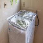 Capa para Máquina de Lavar Abertura Superior Praticità - P - Invisível