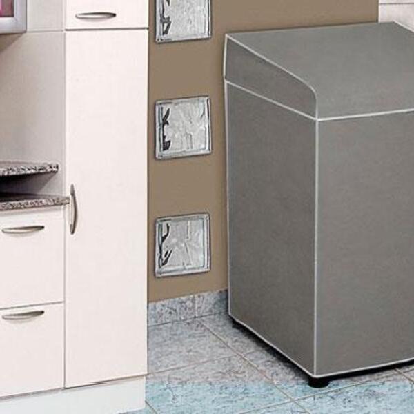 Capa Para Máquina De Lavar Adomes M2095 101x62 Cinza