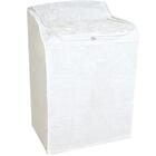 Capa Para Máquina De Lavar Flanelada Grande Branca